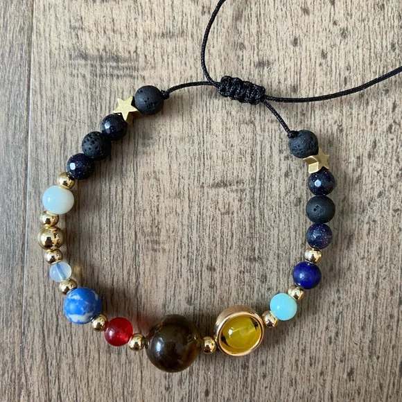 solar system adjustable bracelet! never worn! - Picture 4 of 5